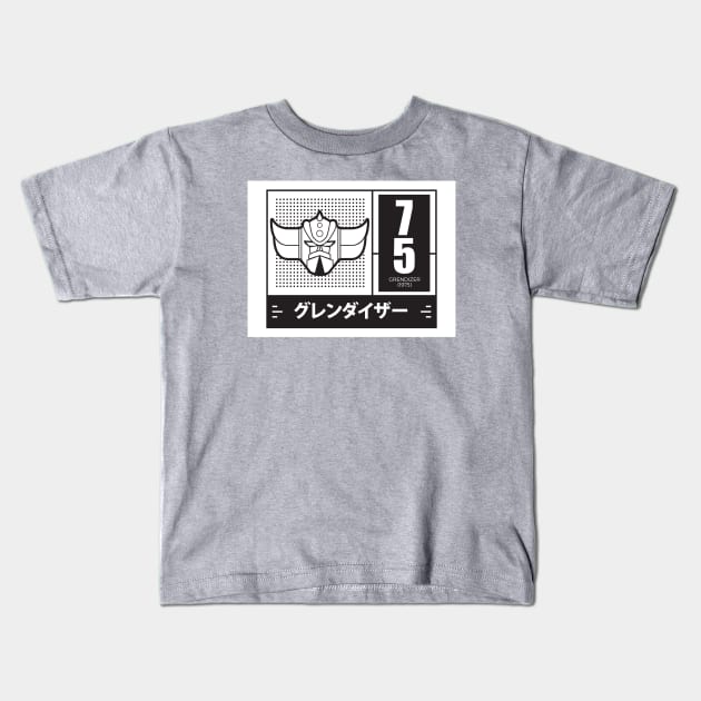 Retro anime robo Grendizer Kids T-Shirt by soujohn